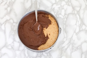 Preparazione Torta di nocciole e crema gianduia - Fase 5