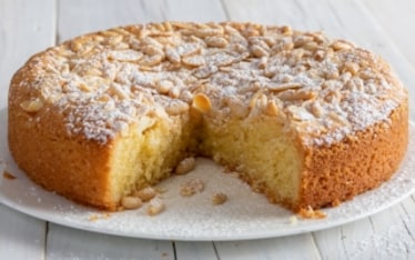 Torta con pinoli e mandorle