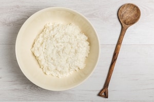 Preparazione Torta di riso agli amaretti - Fase 1