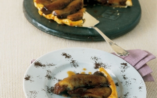 Torta rovesciata di banane Torta rovesciata di banane