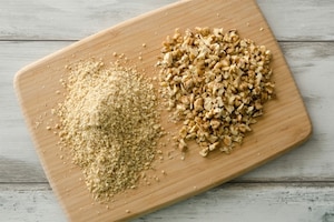 Preparazione Torta rustica di noci e caffè - Fase 1