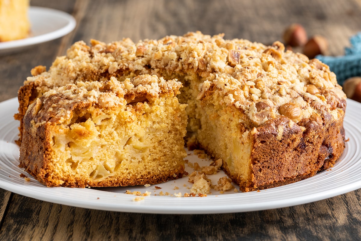 Torta con zucchero di canna e mele ricetta