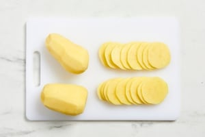 Preparazione Tortino di patate e funghi - Fase 1