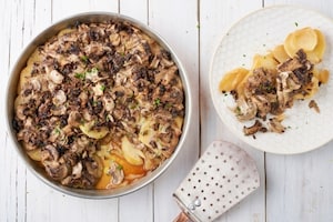 Preparazione Tortino di patate e funghi - Fase 6