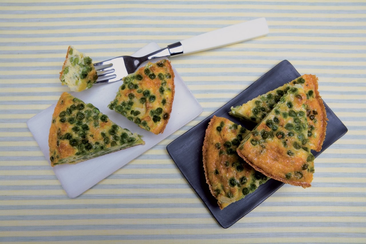 Tortino di piselli ricetta