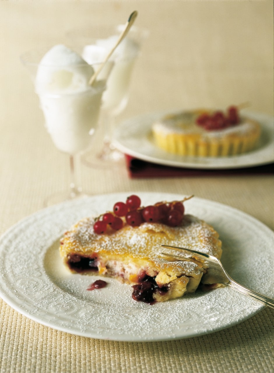 Tortino di ricotta e visciole ricetta