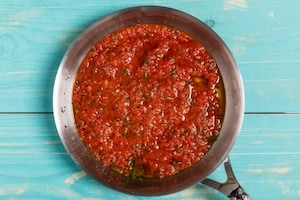 Preparazione Triglie alla livornese - Fase 2