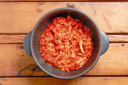 Preparazione Trippa alla romana - Fase 4