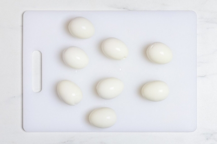 Preparazione Uova alla monachina - Fase 1 Preparazione Uova alla monachina - Fase 1