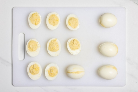 Preparazione Uova alla monachina - Fase 3 Preparazione Uova alla monachina - Fase 3