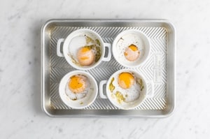 Preparazione Uova soufflé - Fase 2