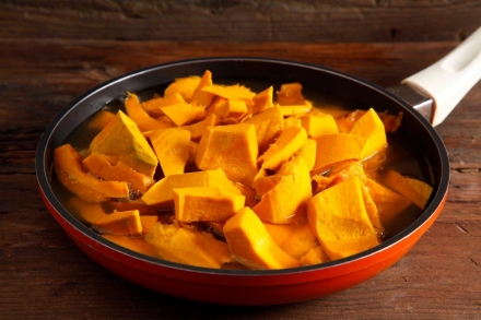 Preparazione Vellutata di zucca - Fase 3 Preparazione Vellutata di zucca - Fase 3