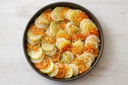 Preparazione Verdure al forno - Fase 2 Preparazione Verdure al forno - Fase 2