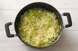 Preparazione Verza e salsiccia - Fase 3