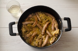 Preparazione Verza e salsiccia - Fase 4