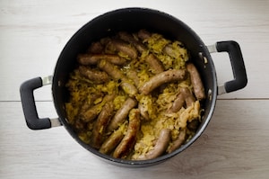 Preparazione Verza e salsiccia - Fase 4