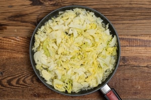 Preparazione Verze in padella - Fase 2