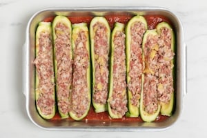 Preparazione Zucchine ripiene - Fase 4