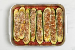 Preparazione Zucchine ripiene - Fase 4