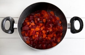 Preparazione Zuppa di barbabietole - Fase 3