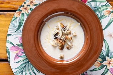 Zuppa di cipolle al latte