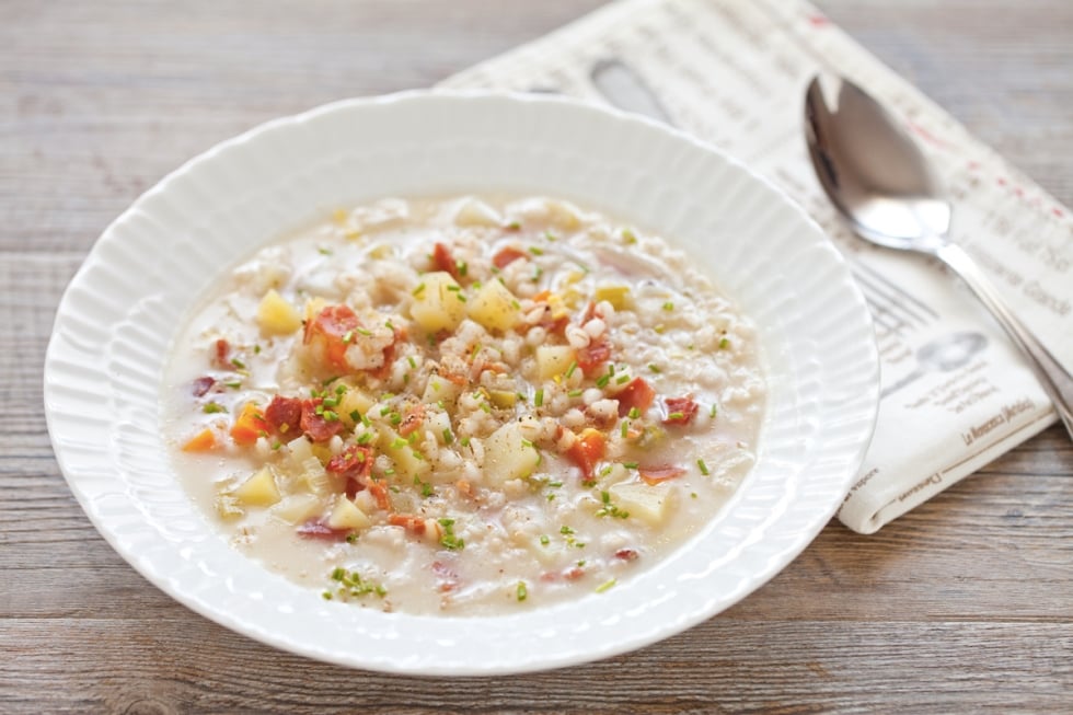 Zuppa d'orzo ricetta