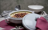 Zuppa di radicchio e polenta