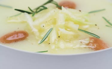 Zuppa di zucca e fagioli