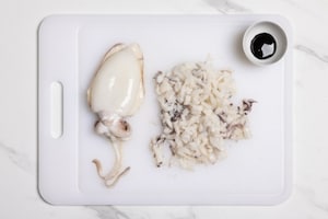 Preparazione Risotto al nero di seppia - Fase 1