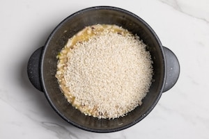 Preparazione Risotto al nero di seppia - Fase 3