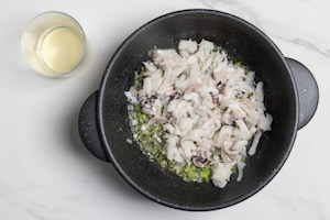 Preparazione Risotto al nero di seppia - Fase 2
