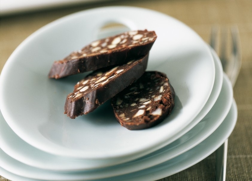 Salame di cioccolato e torrone ricetta