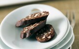 Salame di cioccolato e torrone