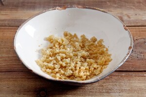 Preparazione Pasta con alici e bottarga - Fase 2