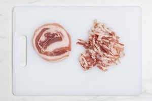 Preparazione Barba di frate alla pancetta - Fase 3