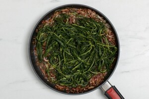 Preparazione Barba di frate alla pancetta - Fase 4