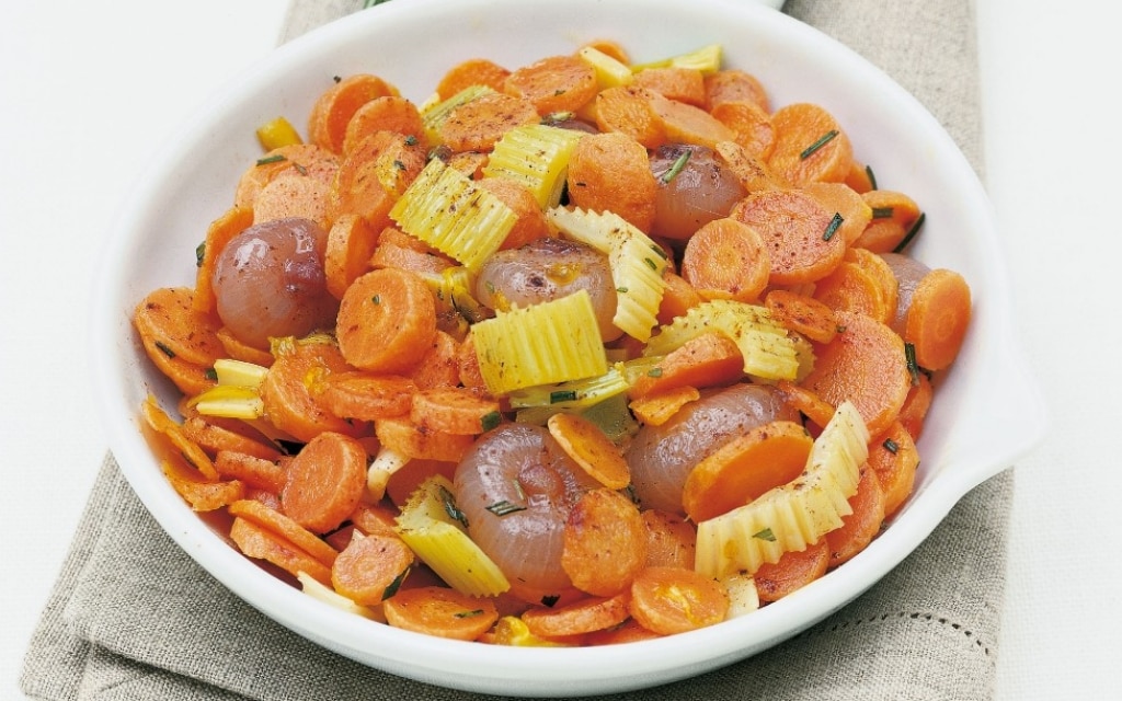 Carote brasate al sedano