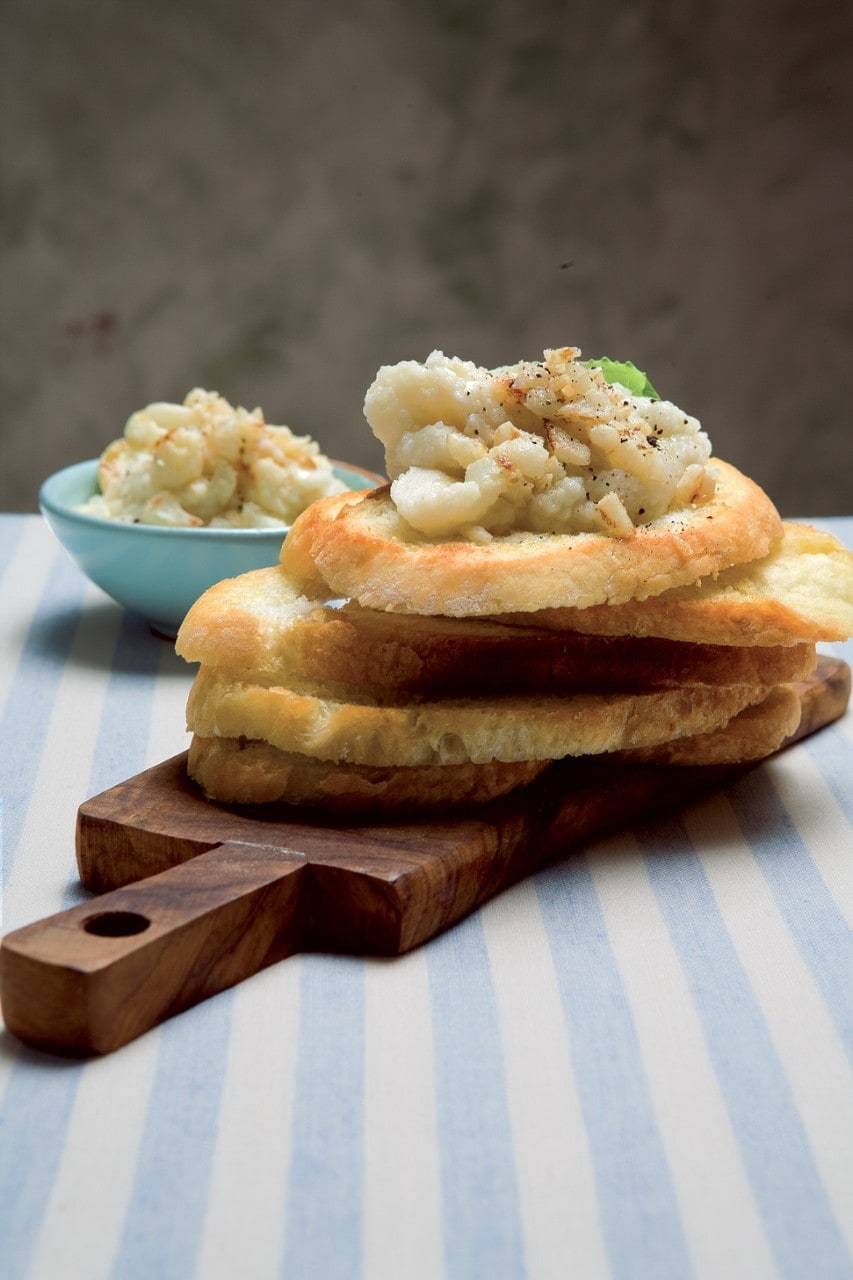 Crostini di cavolfiore ricetta