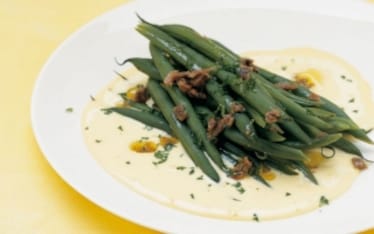 Fagiolini alla crema di acciughe