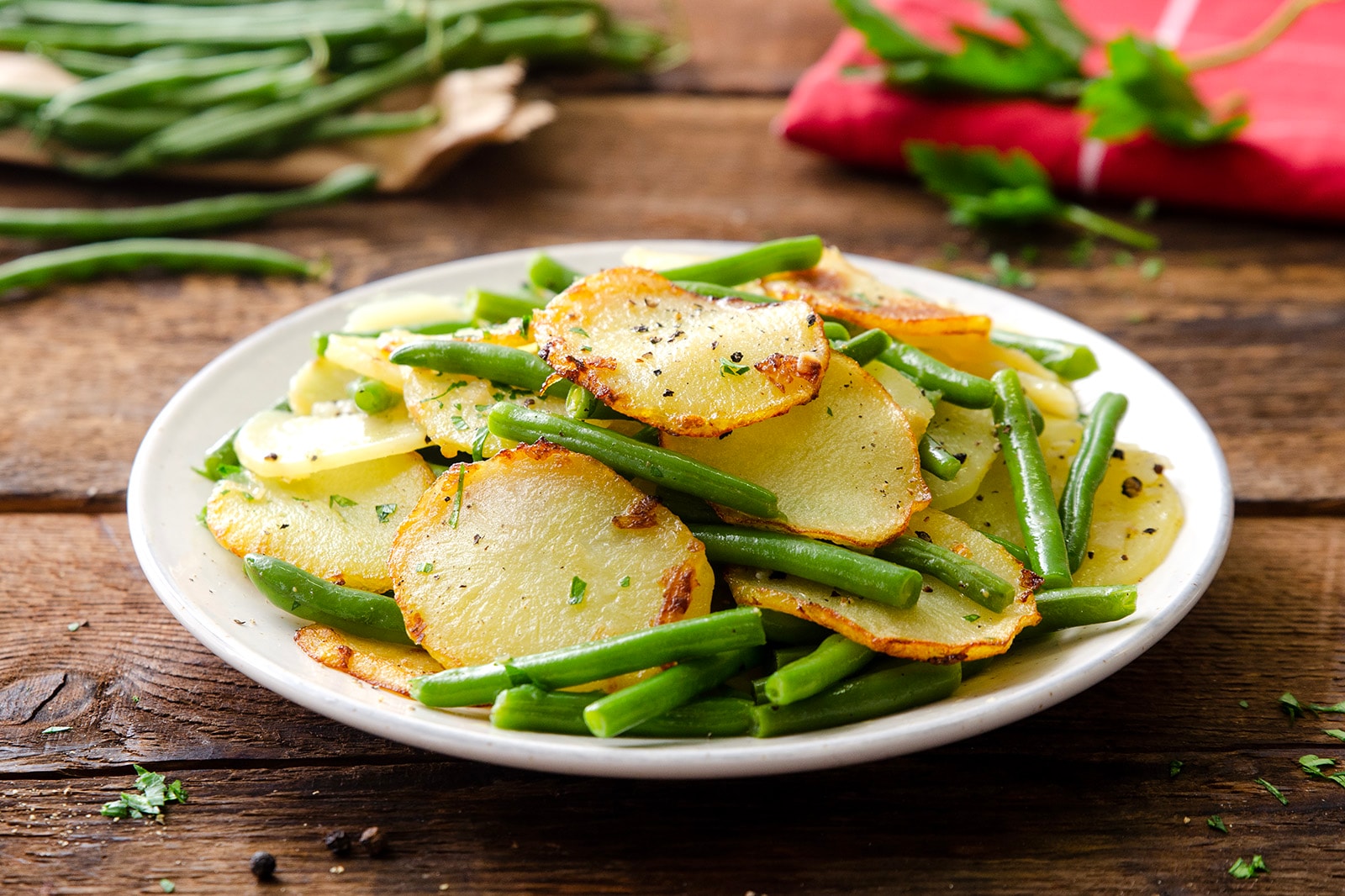 Fagiolini e patate ricetta