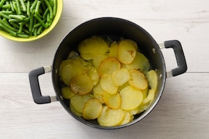 Preparazione Fagiolini e patate - Fase 2