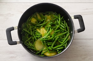 Preparazione Fagiolini e patate - Fase 2