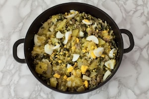 Preparazione Pasticcio di bietole e patate - Fase 3