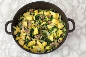 Preparazione Pasticcio di bietole e patate - Fase 2