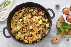 Preparazione Pasticcio di bietole e patate - Fase 4