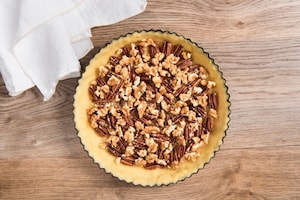 Preparazione Crostata di noci all'arancia - Fase 4