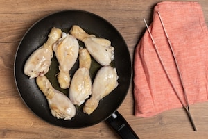 Preparazione Pollo ai funghi - Fase 1