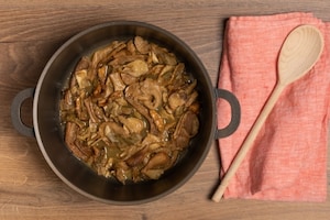 Preparazione Pollo ai funghi - Fase 2