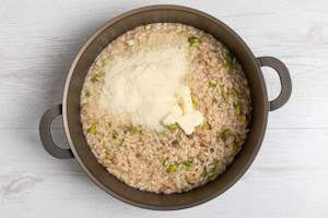 Preparazione Risotto al pistacchio e pancetta - Fase 4