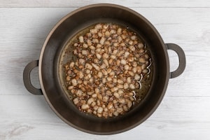 Preparazione Risotto al pistacchio e pancetta - Fase 2